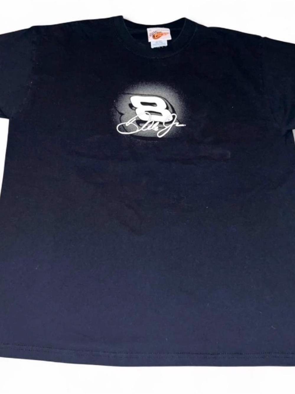 VTG Winners Circle Dale Earnhardt Jr Black 2005 Double Sided Y2K Shirt Sz XL